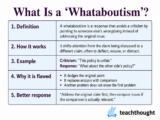 What Is A Whataboutism? | TeachThought