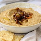 Caramelized Onion White Bean Dip.