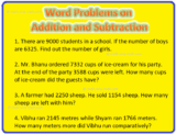 Worksheet on Word Problems on Addition and Subtraction Together
